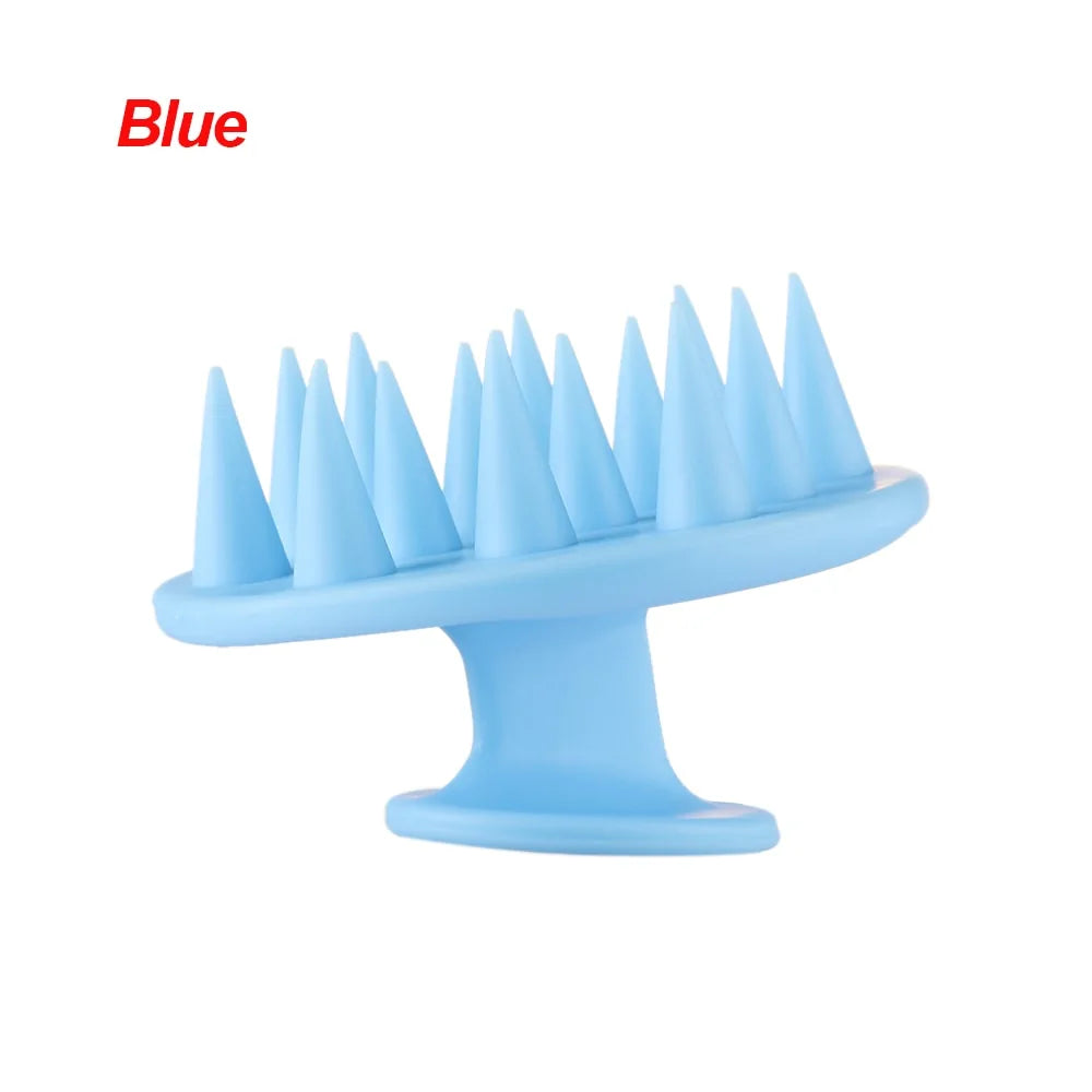 Brosse en silicone pour lavage du cuir chevelu