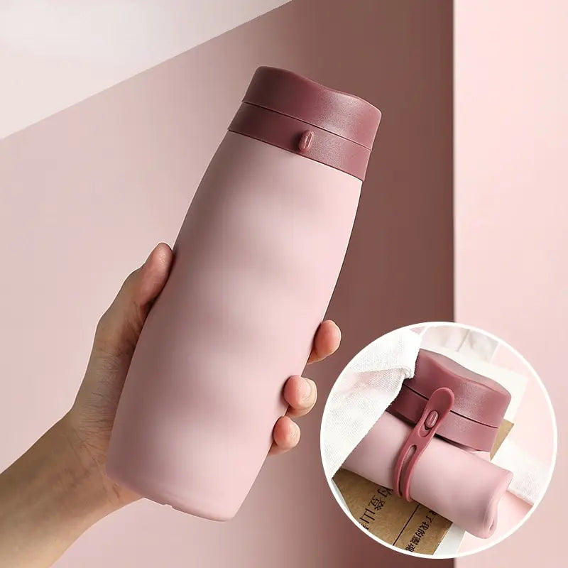 Gourde à Eau en Silicone Pliable - 600ml